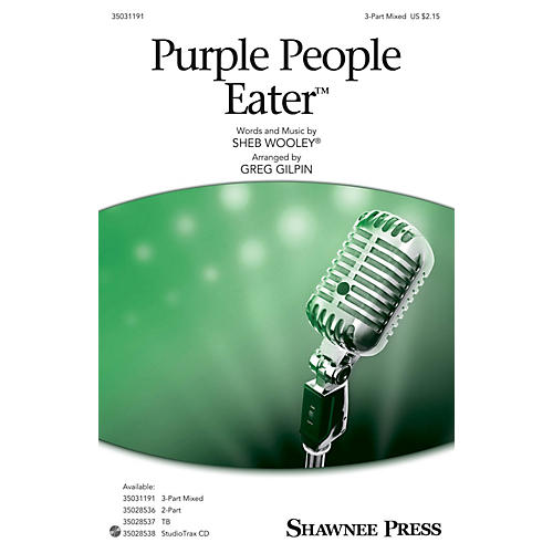 Shawnee Press Purple People Eater 3-Part Mixed arranged by Greg Gilpin