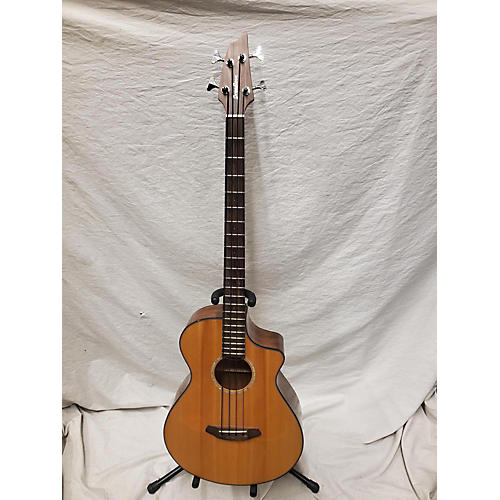 Breedlove Pursuit 4 String Acoustic Bass Guitar Natural