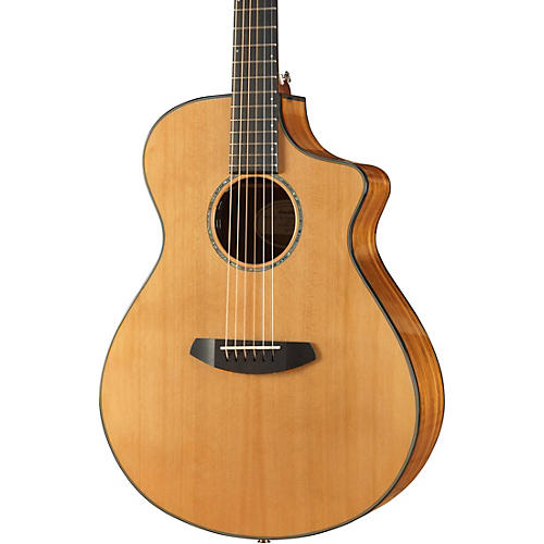 Pursuit Concert All-Gloss Red Cedar-Ovangkol Acoustic-Electric Guitar With Gig Bag