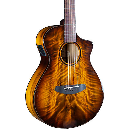 Breedlove Pursuit Exotic All-Myrtlewood Companion Acoustic-Electric Guitar Condition 2 - Blemished Tiger's Eye 197881392956