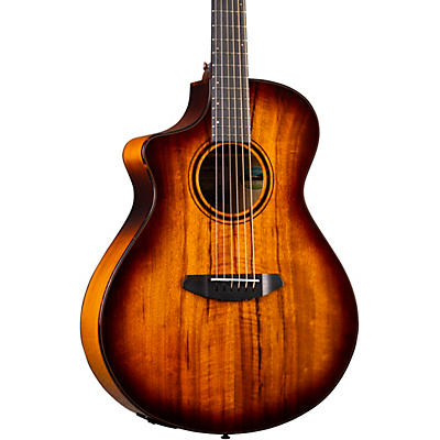 Breedlove Pursuit Exotic All Myrtlewood Left-Handed Concert Acoustic-Electric Guitar