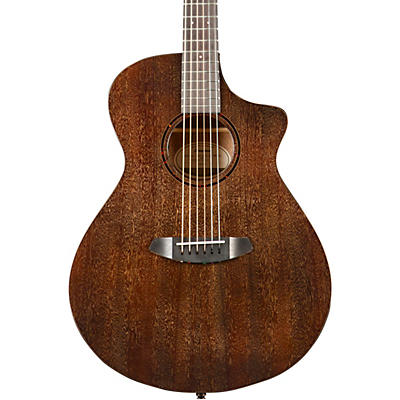 Breedlove Pursuit Exotic Concert Chocolate Box CE Mahogany-Mahogany Acoustic-Electric Guitar