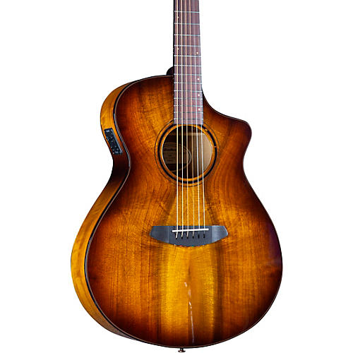 Breedlove Pursuit Exotic S CE Myrtlewood Companion Acoustic-Electric Guitar Condition 2 - Blemished Tiger Eye 197881139056