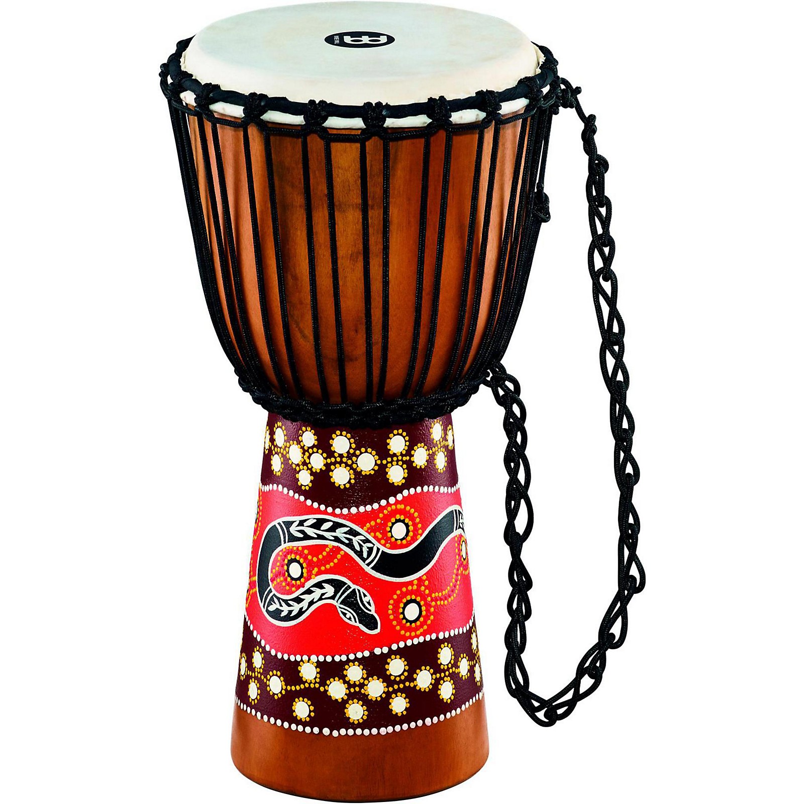 meinl-python-series-rope-tuned-mahogany-djembe-musician-s-friend