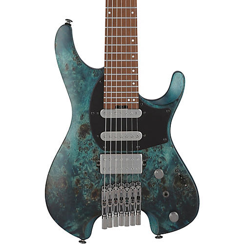 Ibanez Q547PB Standard Headless 7-String Electric Guitar Condition 1 - Mint Cosmic Blue Low Gloss