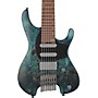 Open-Box Ibanez Q547PB Standard Headless 7-String Electric Guitar Condition 1 - Mint Cosmic Blue Low Gloss
