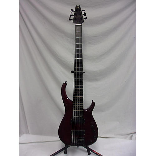 Modulus Guitars Q6 Quantum 6 Electric Bass Guitar Flame Maple