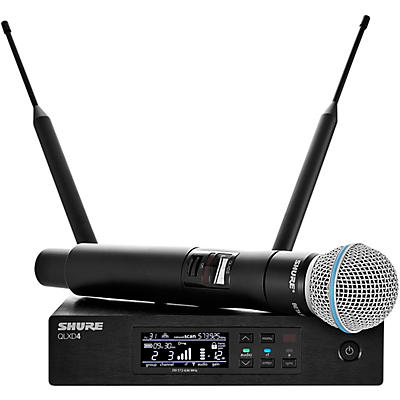 Shure QLX-D Digital Wireless System With BETA 58 Microphone