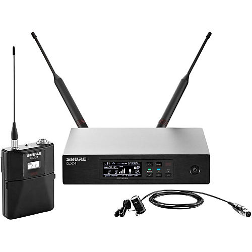QLX-D Digital Wireless System With WL184 Supercardioid Lavalier