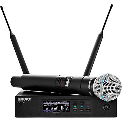 Shure QLX-D Digital Wireless System with Beta 58 Microphone