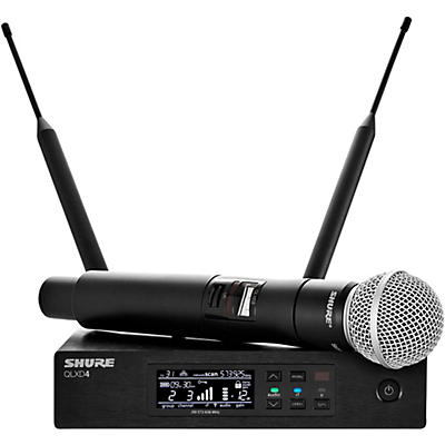 Shure QLX-D Digital Wireless System with SM58 Dynamic Microphone