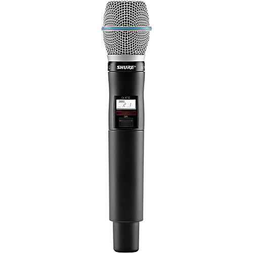 Shure QLXD2/BETA87C Wireless Handheld Microphone Transmitter With Interchangeable BETA 87C Microphone Capsule Condition 1 - Mint G50