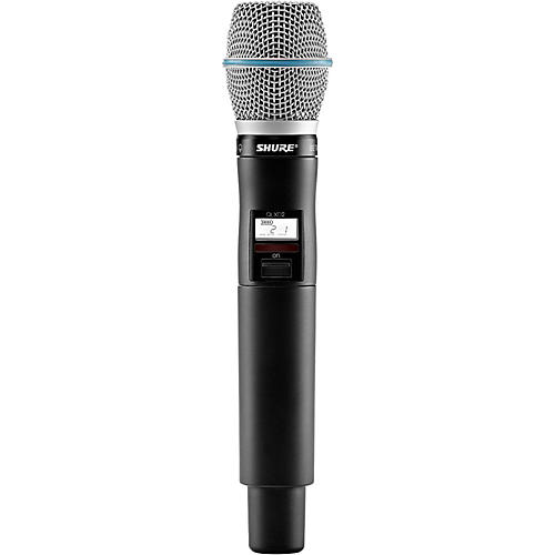 Shure QLXD2/BETA87A Wireless Handheld Microphone Transmitter with Interchangeable BETA 87A Microphone Capsule Band X52