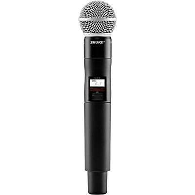 Shure QLXD2/SM58 Wireless Handheld Microphone Transmitter With Interchangeable SM58 Microphone Capsule