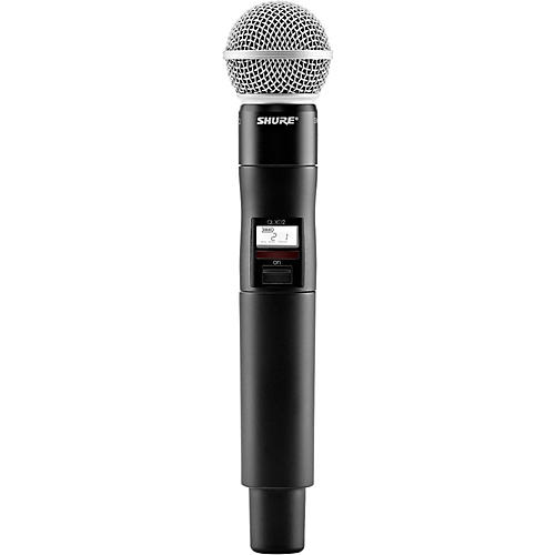 Shure QLXD2/SM58 Wireless Handheld Microphone Transmitter With Interchangeable SM58 Microphone Capsule G50