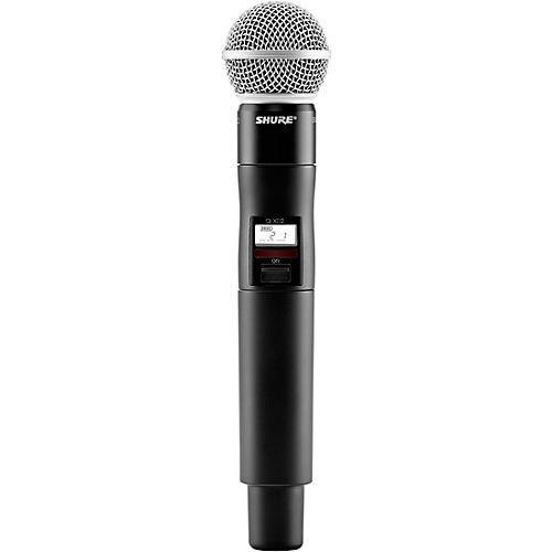 Shure QLXD2/SM58 Wireless Handheld Microphone Transmitter With Interchangeable SM58 Microphone Capsule Condition 1 - Mint Band J50A