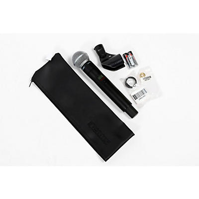 Shure QLXD2/SM58 Wireless Handheld Microphone Transmitter With Interchangeable SM58 Microphone Capsule