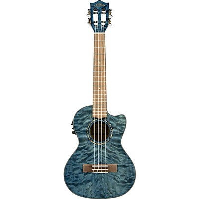 Lanikai QM-CET Quilted Maple Tenor with Kula PreampAcoustic Electric Ukulele