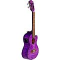 Lanikai QM-CET Quilted Maple Tenor with Kula PreampAcoustic Electric Ukulele NaturalTransparent Purple