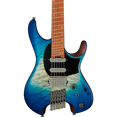 Ibanez QX Headless 6-String Electric Guitar Blue Sphere Burst Matte