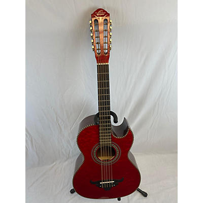 Oscar Schmidt Qh32SEQTR-Q BAJO QUINTO Acoustic Electric Guitar