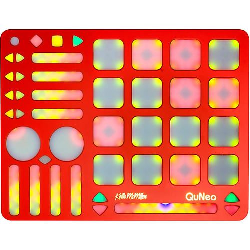 Keith McMillen Instruments QuNeo MPE MIDI Finger Drum Controller Red