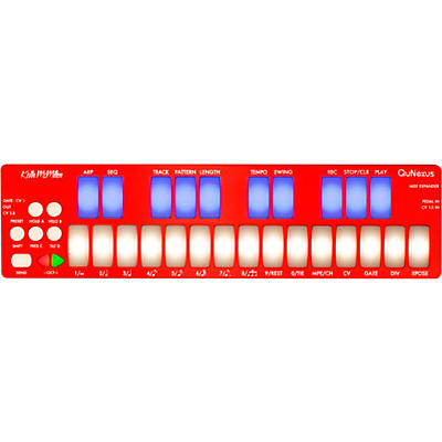 Keith McMillen Instruments QuNexus MPE MIDI-CV Mini Keyboard Controller Red