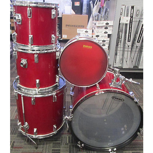 Remo Quadura Drum Kit Red