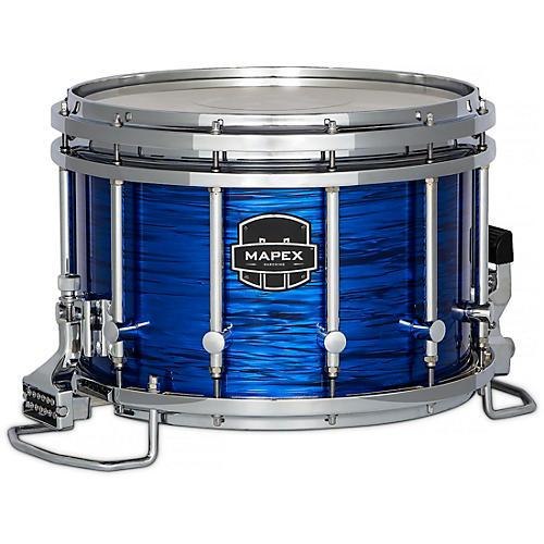 Mapex Quantum Agility Drums on Demand Series Marching Snare Drum 14 x 10 in. Blue Ripple