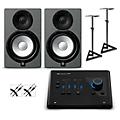 PreSonus Quantum ES2 Audio Interface With Yamaha HS Series Studio Monitor Pair (Cables & Stands Included) - HS8HS5 SG