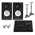 PreSonus Quantum ES2 Audio Interface With Yamaha HS Series Studio Monitor Pair (Cables & Stands Included) - HS8HS5