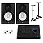 PreSonus Quantum ES2 Audio Interface With Yamaha HS Series Studio Monitor Pair (Cables & Stands Included) - HS8
