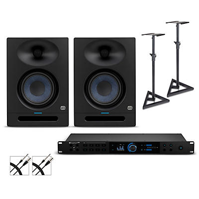 PreSonus Quantum HD8 Audio Interface with Eris 2nd Gen Studio Monitor Pair (Stands & Cables Included)