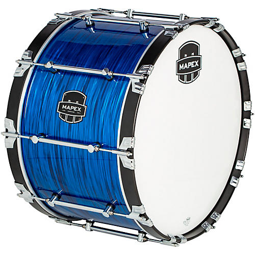 Mapex Quantum Mark II Drums on Demand Series Blue Ripple Bass Drum 28 in.