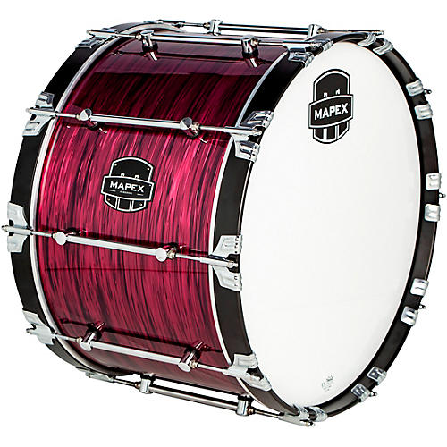 Mapex Quantum Mark II Drums on Demand Series Burgundy Ripple Bass Drum 18 in.