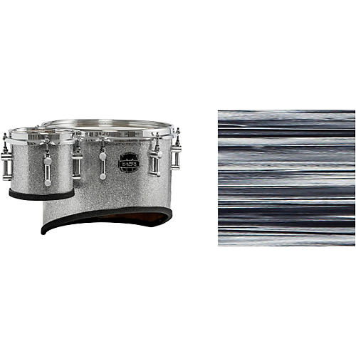 Mapex Quantum Mark II Drums on Demand Series California Cut Single Marching Tenor 6, 14 in. Dark Shale