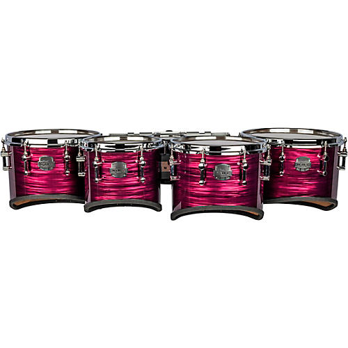 Mapex Quantum Mark II Drums on Demand Series California Cut Tenor Large Marching Quint 6, 10 ,12, 13, 14 in. Burgundy Ripple