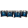Mapex Quantum Mark II Drums on Demand Series California Cut Tenor Large Marching Quint 6, 10 ,12, 13, 14 in. Navy Ripple