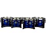 Mapex Quantum Mark II Drums on Demand Series California Cut Tenor Small Marching Quint 6, 8, 10, 12, 13 in. Blue Ripple