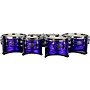 Mapex Quantum Mark II Drums on Demand Series California Cut Tenor Small Marching Quint 6, 8, 10, 12, 13 in. Purple Ripple
