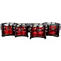 Mapex Quantum Mark II Drums on Demand Series California Cut Tenor Small Marching Quint 6, 8, 10, 12, 13 in. Red Ripple