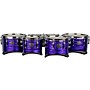 Mapex Quantum Mark II Drums on Demand Series Classic Cut Tenor Large Marching Quint 6, 10 ,12, 13, 14 in. Purple Ripple