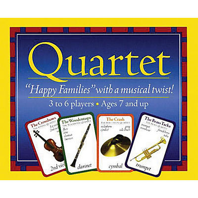 Music Sales Quartet - Instrument Card Game