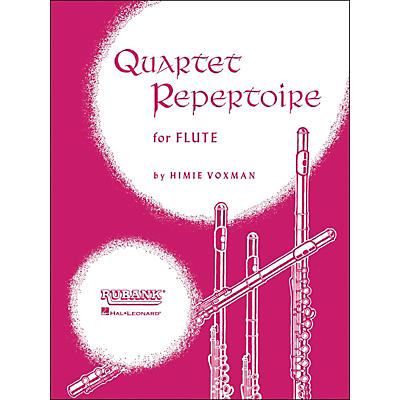 Hal Leonard Quartet Repertoire for Flute (First Flute)