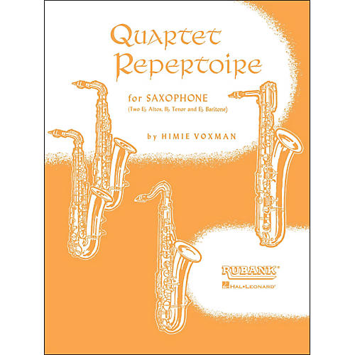 Hal Leonard Quartet Repertoire for Saxophone E Flat Baritone