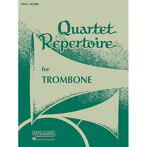 Rubank Publications Quartet Repertoire for Trombone (Baritone T.C. (Third Part)) Ensemble Collection Series