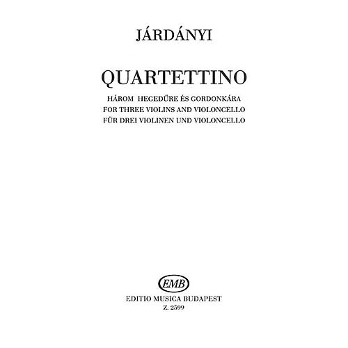 Editio Musica Budapest Quartettino-3 Vln/vcl EMB Series by Pál Járdányi