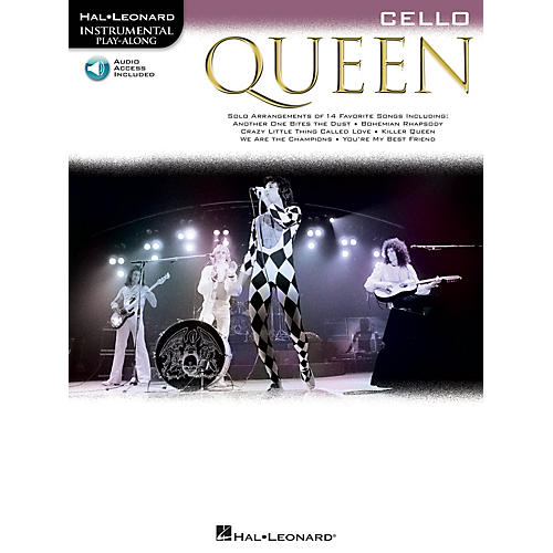 Queen (Cello) Instrumental Play-Along Series Softcover Audio Online Performed by Queen