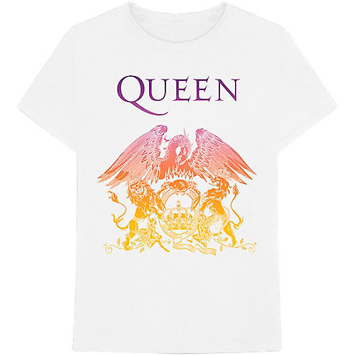 Bravado Queen Crest White T-Shirt Medium