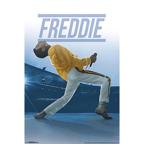 Queen Freddie Live Poster